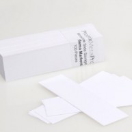 Memo marker index cards for tissue cartridge cabinets